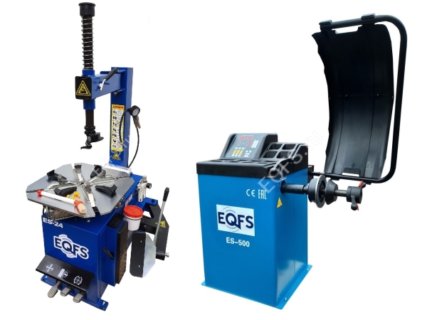 Комплект ES-24 Станок шиномонтажный + ES-500 Балансировочный станок