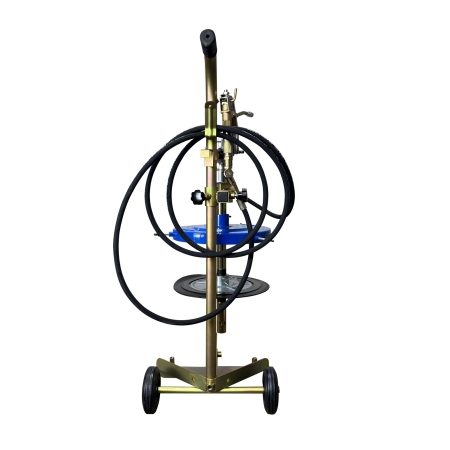 Насос для откачки масла пневматический из бочки 18-20кг с тележкой TS99435