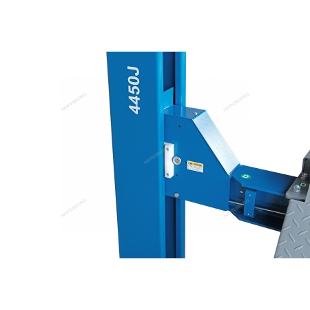 Подъемник четырехстоечный 5 т, c ручной траверсой 3 т N433, для сход-развала, электростопоры, синий 4450J_EB(M) (NORDBERG)