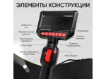 Видеоэндоскоп управляемый, экран 4.3", 2Мп, 1920х1080, 1.5м, зонд 6мм, 360° iCartool IC-VC156