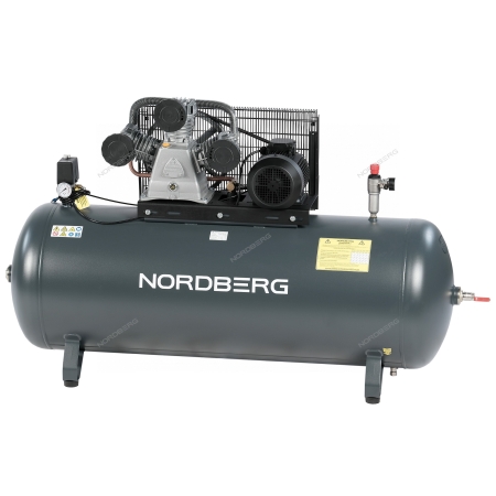 Компрессор поршневой с ременной передачей 380 В, ресивер 500 л, 950 л/мин NCP500/950 (NORDBERG)