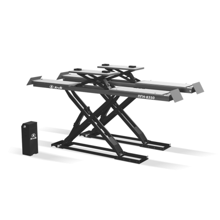 Напольный подъемник для авто 5т для развал схождения ПГН-8350