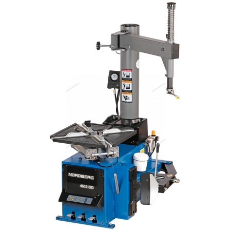 Станок шиномонтажный полуавтомат, двухскоростной, стол с накладками, 380 В, синий 4639,5ID(B) 380 (NORDBERG)