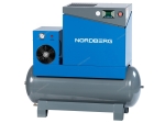 Компрессор винтовой, 7,5 кВт, ресивер 350 л, 10 бар, 900 л/мин, осушитель NCA10RD ( NORDBERG)