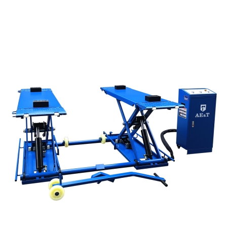 Ножничный подъемник для автомобиля 3т мобильный 220в F6010