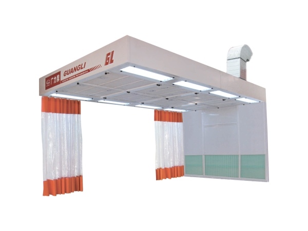 Пост подготовки к окраске с подогревом и верхним пленумом Guangli GL422