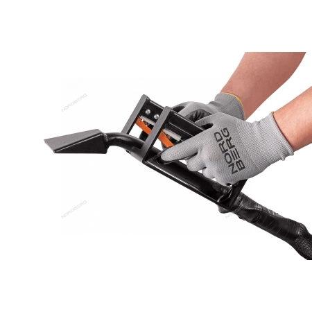 Станок шиномонтажный полуавтомат, двухскоростной, стол с накладками, взрывная накачка, 380 В, синий 4639B 380 (NORDBERG)