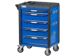 Тележка инструментальная, 5 выдвижных ящиков, с системой защиты от опрокидывания, синяя T5P(B) (NORDBERG)
