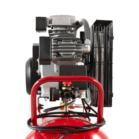 Компрессор ROSSVIK СБ4/С-200.LB40, 580л/мин, 10бар, ресивер 200л, 380В/3кВт RAL3001 КРАСНЫЙ