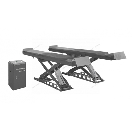 Ножничный подъемник для авто 4,5т для сход развала заглубляемый 380в N634-4,5G_380_H