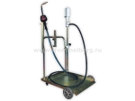 Насос масляный для бочки 220кг с тележкой и электронным пистолетом UZM12990