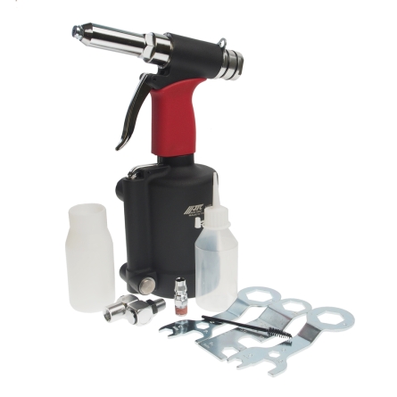 Заклепочник 1/4" пневматический усиленный,шток 15.8мм 90PSI 3300LBF JTC