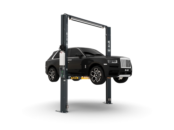 Подъемник автомобильный электрический двухстоечный 4,2т с верхней синхронизацией ПГА-4200-Е