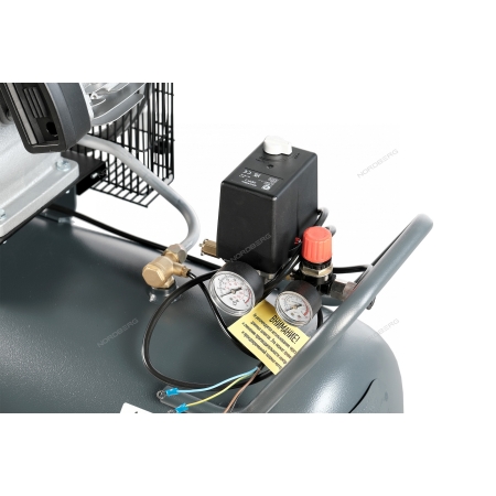 Компрессор поршневой с ременной передачей, 380 В, ресивер 100 л, 580 л/мин NCP100/580 (NORDBERG)