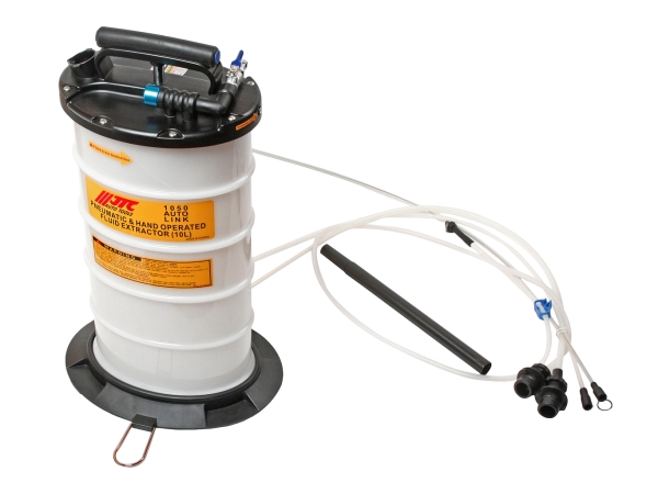 Приспособление для откачивания технических жидкостей 10л ручное и пневматическое JTC