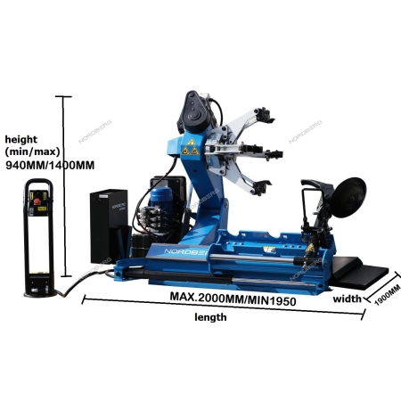 Станок шиномонтажный для грузовых машин, двухскоростной, 380 В, синий 46TRK26(B) (NORDBERG)