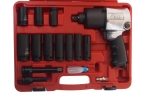 Набор инструментов для шиномонтажа (пневмогайковерт JTC-3202 1/2" 624Нм) 15 предметов в кейсе JTC