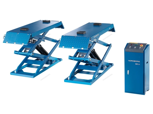 Подъемник напольный 3т низкопрофильный 220в N631L-3B_220