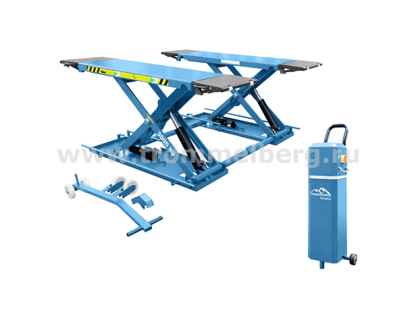 Ножничный подъемник автомобильный 3т мобильный 380в TST300LS
