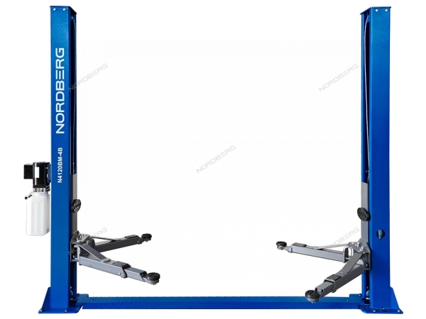 Подъемник 2 х стоечный 4т снятие со стопоров с одной колонны 380в N4120BM-4B_380