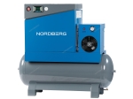 Компрессор винтовой, 7,5 кВт, ресивер 350 л, 10 бар, 900 л/мин, осушитель NCA10RD ( NORDBERG)