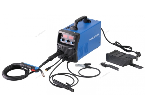 Аппарат сварочный инверторный MIG-MAG + MMA, 220 В WMI181  (NORDBERG)