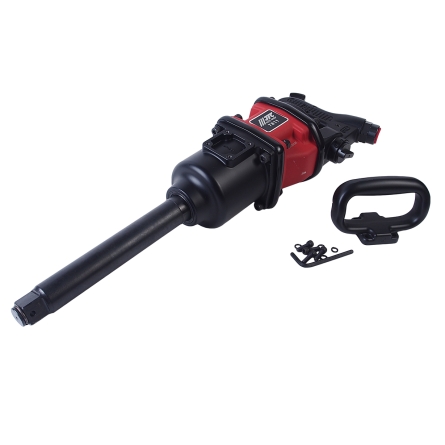 Гайковерт пневматический 1" 3390Нм 3600об/мин. 312л/мин. 90PSI шпиндель 203мм ударный L=610мм JTC