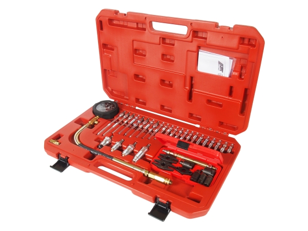 Компрессометр дизель с адаптерами 37 предметов JTC