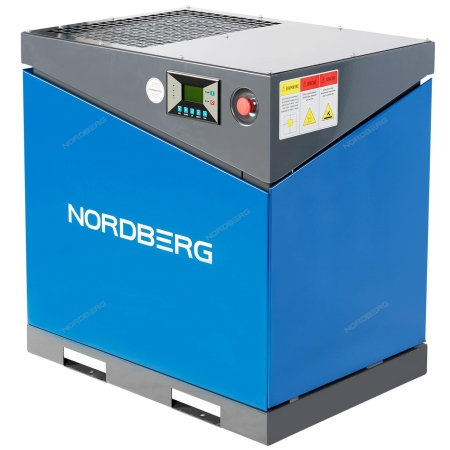 Компрессор винтовой, 7,5 кВт, 900 л/мин, 10 бар, без ресивера NCA10 (NORDBERG)