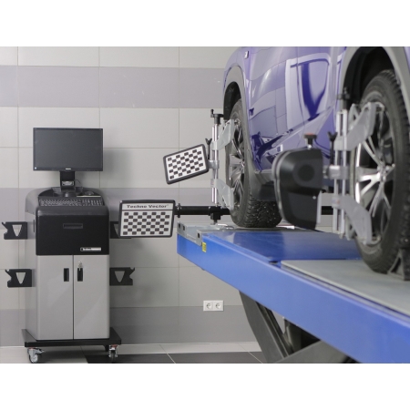 Комплект TS5.5D-4L Подъемник 4-хст. г/п 5,5 т, 380 V с траверсой 2,0+Т6202 Стенд сход развал 3D