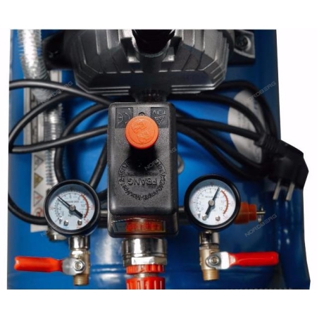 Компрессор поршневой V-образный 220 В, ресивер 50 л, 410 л/мин NCE50/410V (NORDBERG)