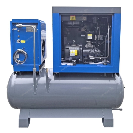 Компрессор винтовой, 7,5 кВт, 10 бар, 960 л/мин, ресивер 350 л, IP23, осушитель NCB10RD (NORDBERG)