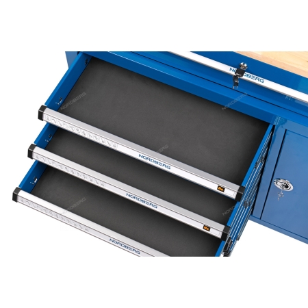 Тележка инструментальная, 7 выдвижных ящиков T8 (NORDBERG)