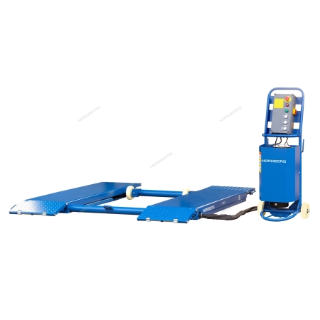 Ножничный подъемник автомобильный 3т напольный 380в N632-3B