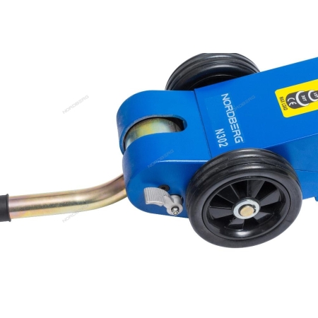 Домкрат пневмогидравлический подкатной двухштоковый, 15/30 т N302 (NORDBERG)