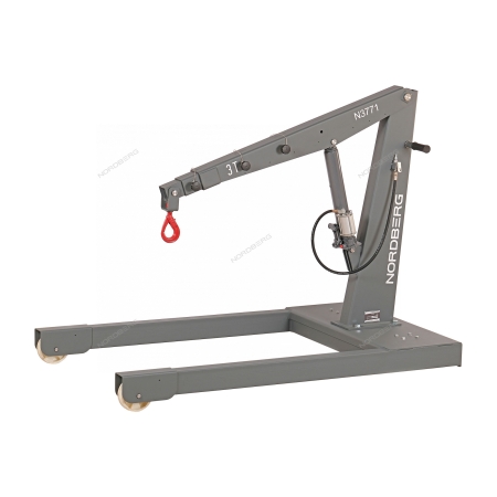 Кран подкатной гидравлический складной 3т усиленный N3771