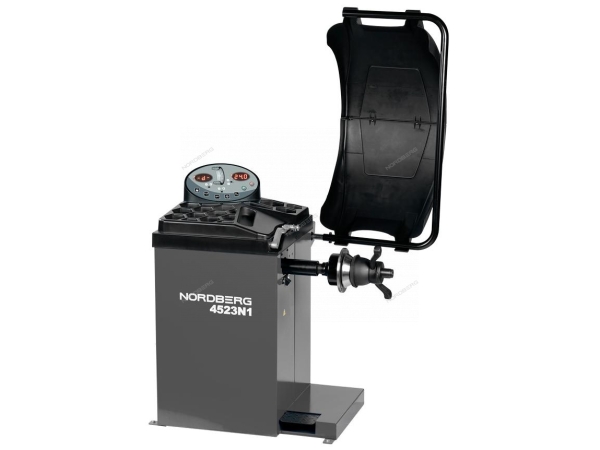 Станок балансировочный с автоматическим вводом 2х параметров, лазером и автостопом (серый) 4523N1(G) (NORDBERG)