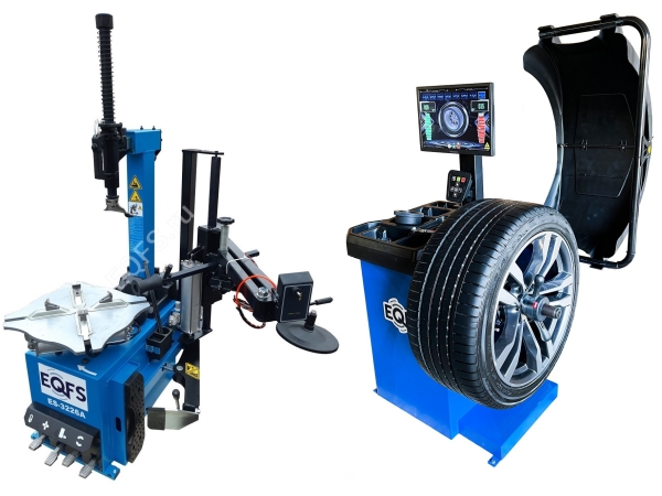 Комплект ES-3226A шиномонтажный станок автомат+ ES-750 Балансировочный станок для легковых авто