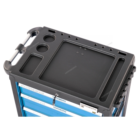 Тележка инструментальная, 6 выдвижных ящиков, синяя T6N(B) (NORDBERG)