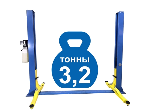 Подъемник гидравлический автомобильный двухстоечный 3,2т TS-1112