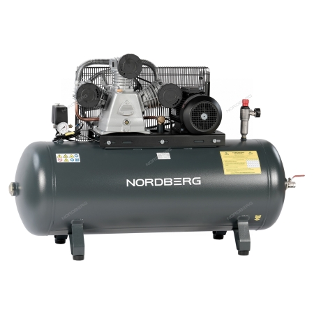 Компрессор поршневой с ременной передачей 380 В, ресивер 270 л, 950 л/мин NCP300/950 (NORDBERG)