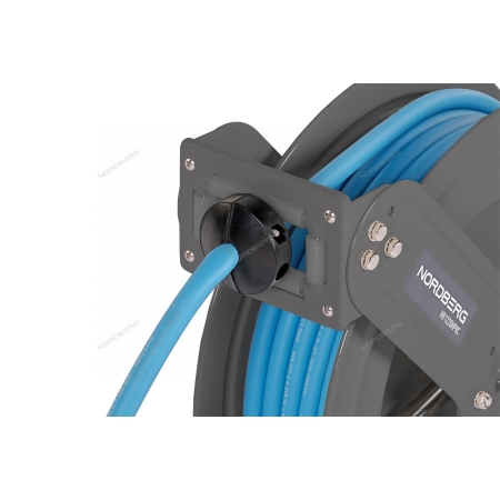 Шланг воздушный c двойным армированием на стальной катушке, гибридный ПВХ Ø 12,5х19 мм, 20 м HR1220HPVC (NORDBERG)