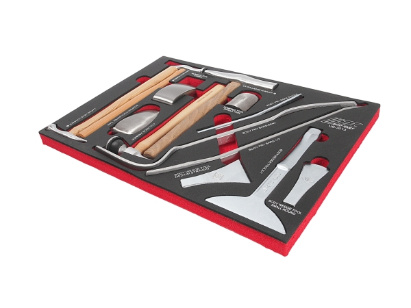 Набор инструментов 13 предметов слесарно-монтажный для кузовных работ в ложементе JTC