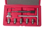 Набор инструментов для притирки седел форсунок дизельного двигателя 9 предметов в кейсе JTC