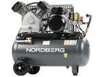 Компрессор поршневой с ременной передачей, 220 В, ресивер 50 л, 420 л/мин NCP50/420A ( NORDBERG)
