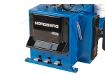 Станок шиномонтажный полуавтомат, двухскоростной, стол с накладками, взрывная накачка, 380 В, синий 4639B 380 (NORDBERG)
