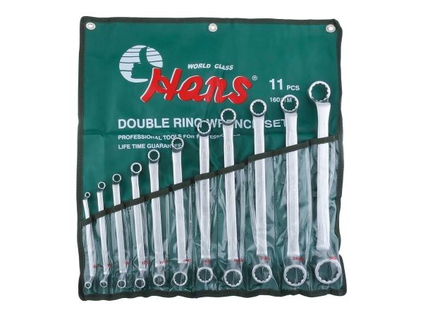 Набор накидных гаечных ключей Hans, 16011M