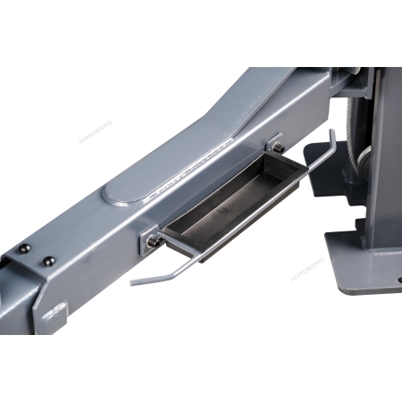 Двухстоечный подъемник в гараж 4,5т снятие со стопоров с одной колонны + с верхней синхронизацией 380в N4124HM-4,5G