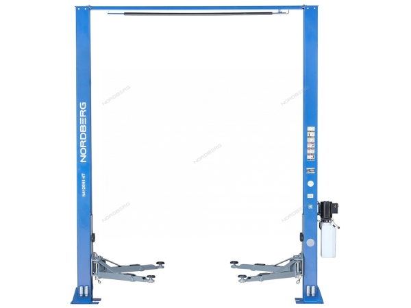 Подъемник гидравлический для авто двухстоечный 4т с верхней синхронизацией 220в N4120H-4B