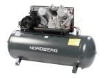 Компрессор поршневой с ременной передачей 380 В, ресивер 500 л, 1400 л/мин NCP500/1400-16 (NORDBERG)